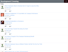 Tablet Screenshot of developmentcrossing.com